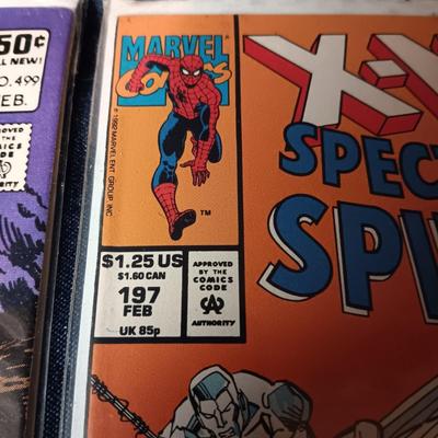 "X-MEN" & "BATMAN" COMIC BOOKS