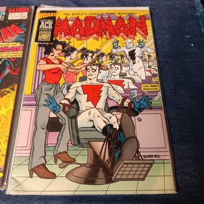 "WEB OF SPIDERMAN" & "MADMAN" COMIC BOOKS