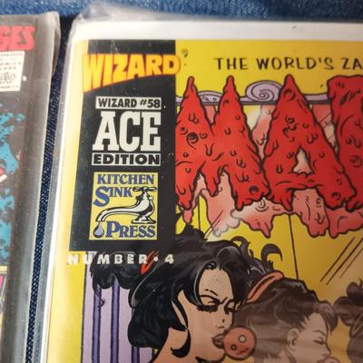 "WEB OF SPIDERMAN" & "MADMAN" COMIC BOOKS