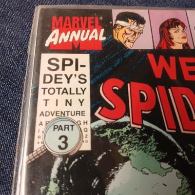 "WEB OF SPIDERMAN" & "MADMAN" COMIC BOOKS
