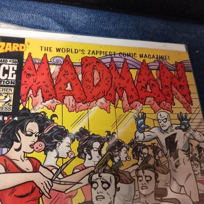 "WEB OF SPIDERMAN" & "MADMAN" COMIC BOOKS