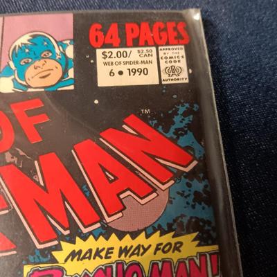 "WEB OF SPIDERMAN" & "MADMAN" COMIC BOOKS