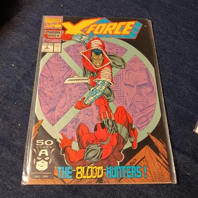"X-FORCE" & "ROM" COMIC BOOKS