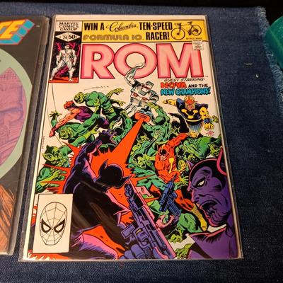 "X-FORCE" & "ROM" COMIC BOOKS