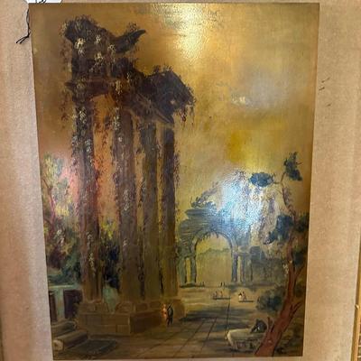 Lot 21: Paintings on Board Art
