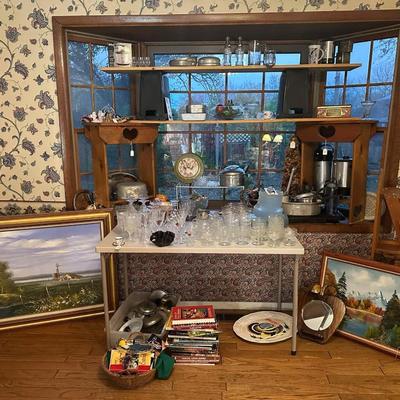Lot 23: Kitchen Items, Art & More