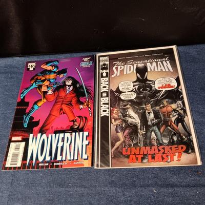 "WOLVERINE" & "SPIDER-MAN" COMIC BOOKS