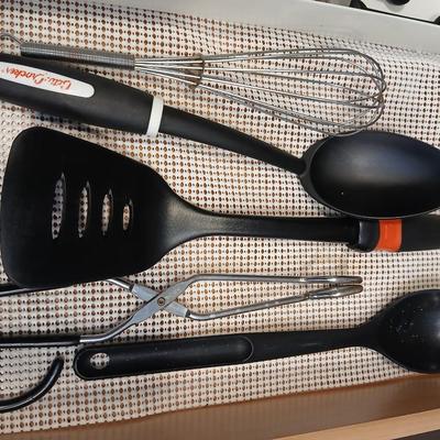 Assortment of Kitchen utensils