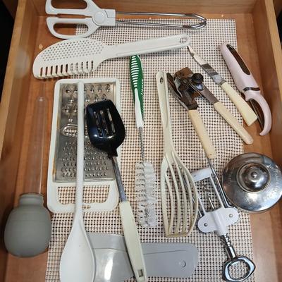 White Kitchen utensils