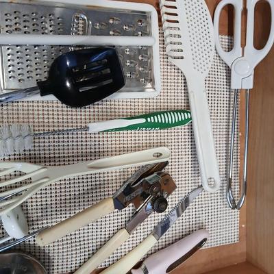 White Kitchen utensils