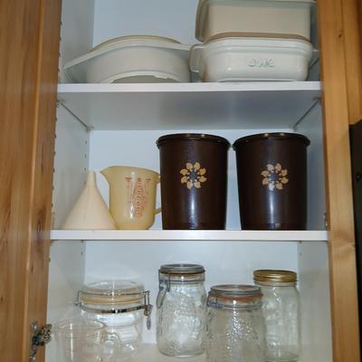 Jars - Tupperware food storage containers and other plastic storage containers