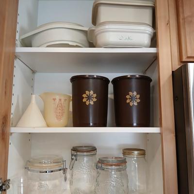 Jars - Tupperware food storage containers and other plastic storage containers