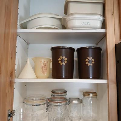 Jars - Tupperware food storage containers and other plastic storage containers