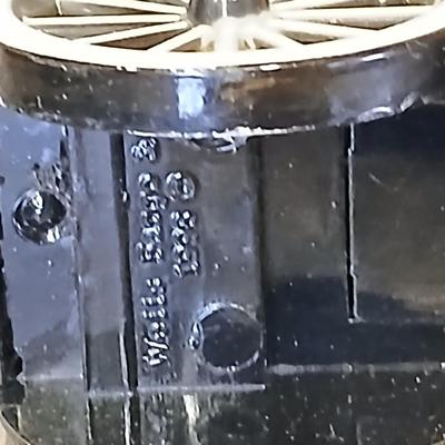 Wells Fargo cast Iron bank with wagon wheel mirror