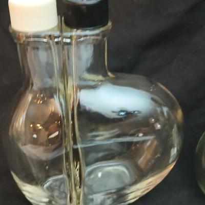 Sheridan Original Double Liqueur bottle and a Damiana nude decanter