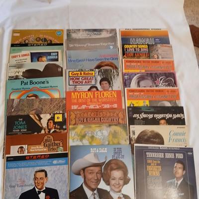 Bundle of vintage LP Albums Records are fun!