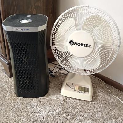 Nortex muti speed fan and Envion Air Purifier with UV light