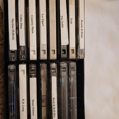 Assortment of Entertainment media, DVD's, Cd's, VHS, and cassettes