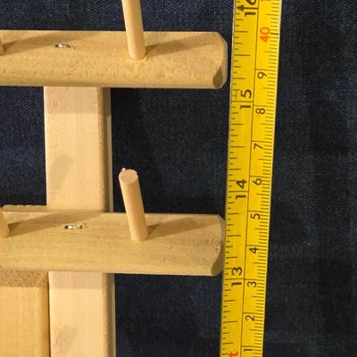New in the Box Wood Thread Holder