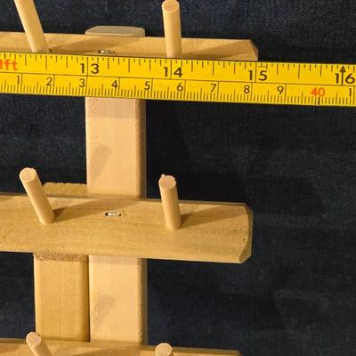 New in the Box Wood Thread Holder