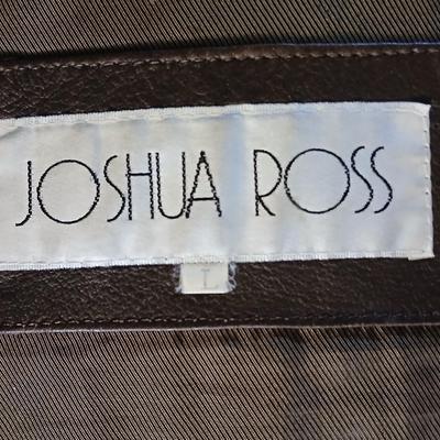Nice Josua Ross leather Jacket with scarf Size L