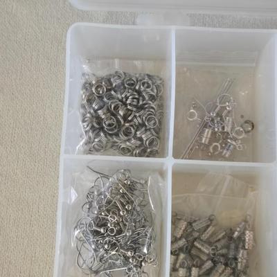 Plastic Organizer filled with Jewelry Fasteners