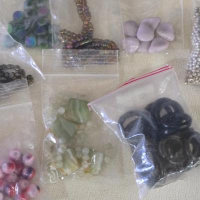 Bags Filled with Beads