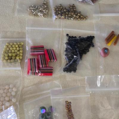 Bags Filled with Beads