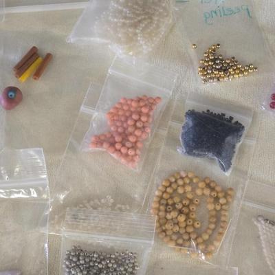 Bags Filled with Beads