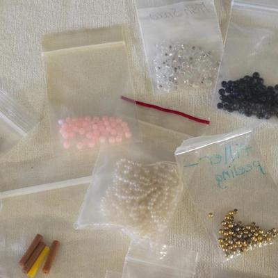 Bags Filled with Beads