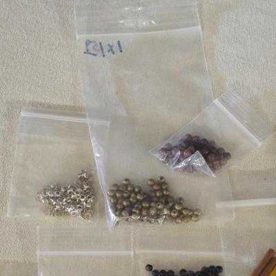 Bags Filled with Beads