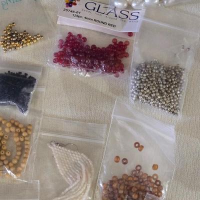 Bags Filled with Beads