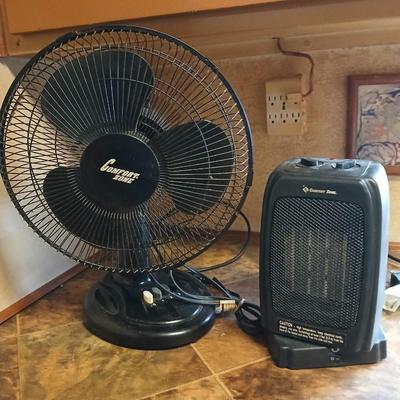 Multi speed fan with Howard Berger Comfort zone ceramic heater