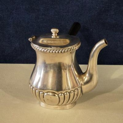 Reed & Barton Silver Soldier Chocolate Pot