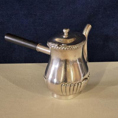 Reed & Barton Silver Soldier Chocolate Pot
