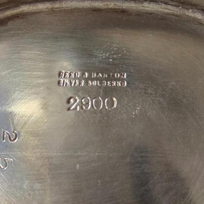 Reed & Barton Silver Soldier Chocolate Pot