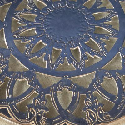 Silverplate & Glass Trivet