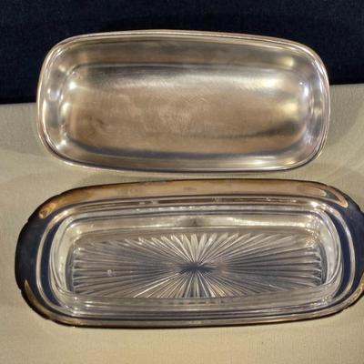 Reed & Barton Silverplate Butter Dish