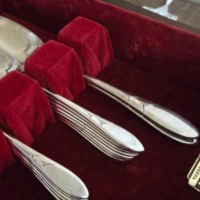 Community Silverplate Flateware Set with Box