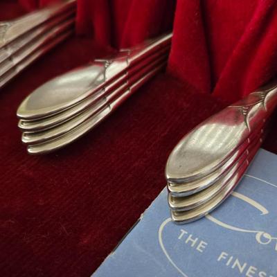 Community Silverplate Flateware Set with Box