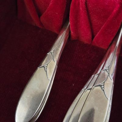 Community Silverplate Flateware Set with Box