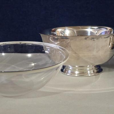 Silverplate Reed & Barton (2) Bowls and Gorham Bowl