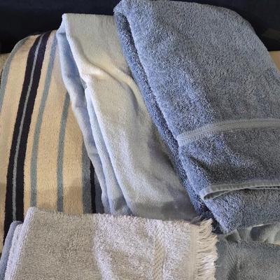 Blue & White Mixed Towel Lot