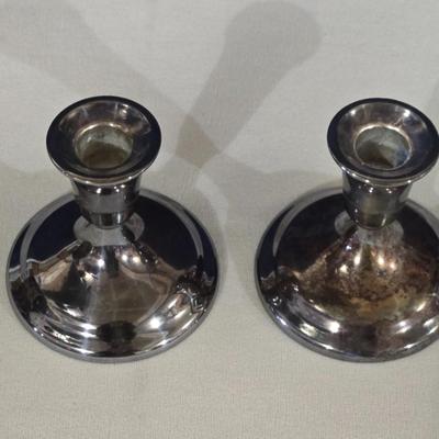 International Silver Candleholders