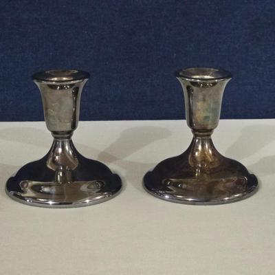 International Silver Candleholders