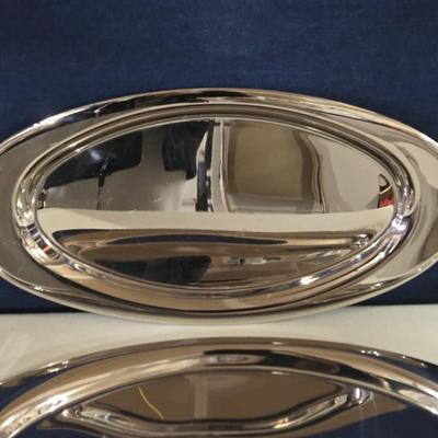 (2) Crate & Barrel Oval Platters