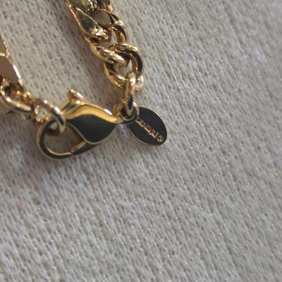 Gold Tone & Faux Pearl Set & Gold Tone Necklace