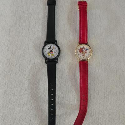 Mickey Mouse and Santa Watches