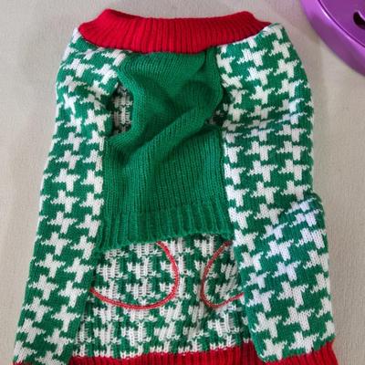 (2) Dog Outfits and Dog Toy