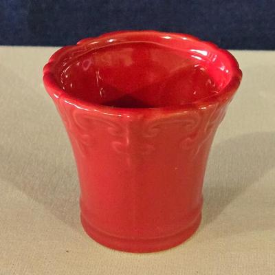 Small Ceramic Bread Pan and Small Vase